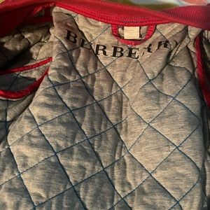 Burberry fall jacket 2Y red bomber jacket